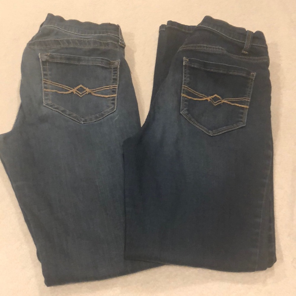 2 pairs Mudd Jeggings Jeans